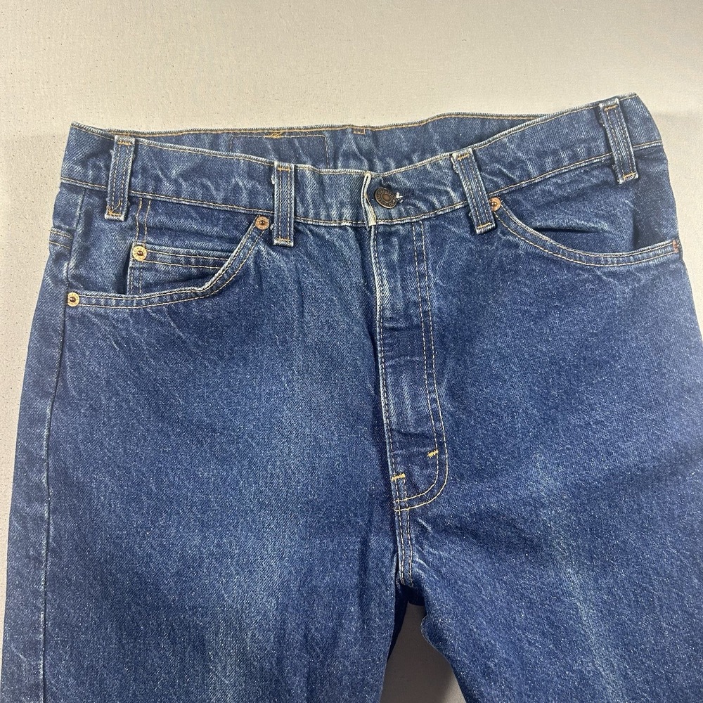 Levi's 517 Men's Orange Tab Vintage 80s 90s Bootcut Jeans USA 34x31 - Picture 2 of 11
